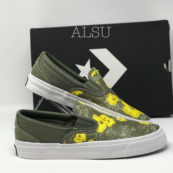 Converse One Star CC Slip On Field Yellow Green W - Picture 2 of 8
